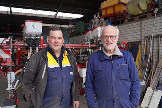 Toepassing van vloeibare middelen in beeld