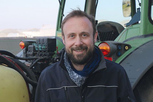 Zoveel mogelijk middel op het blad